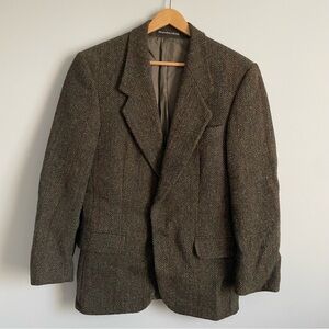 Vintage Eaton Harris Tweed Blazer 100% Virgin Wool